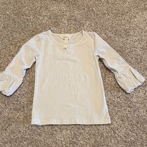 Matilda Jane Light Gray Long Sleeve puff Tee